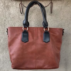 Forever 21 Brown / Black Tote Bag